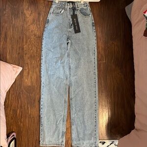 White Fox “On Replay Jeans Ice Blue” Size XXS